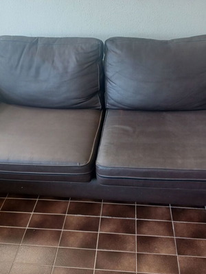 Sofa bed used two-seater with mechanism and mattress