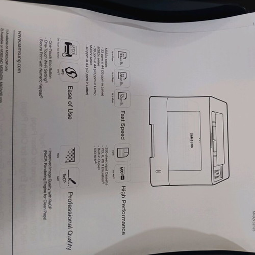 Samsung ProXpress SL-M3820ND laser printer used with 2 toners