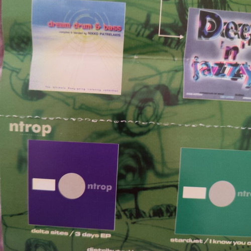 Vintage Flyer Club +SODA 1998 used, DJ Mikele & L-Sega