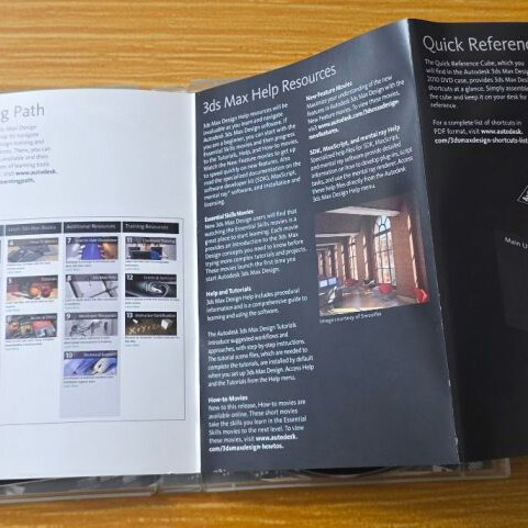 Autodesk 3ds Max Design 2010 software, original case with 2 DVDs