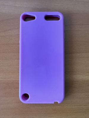 Silicone case for Apple iPod Touch 5/6/7 Generation 4” like new, purple