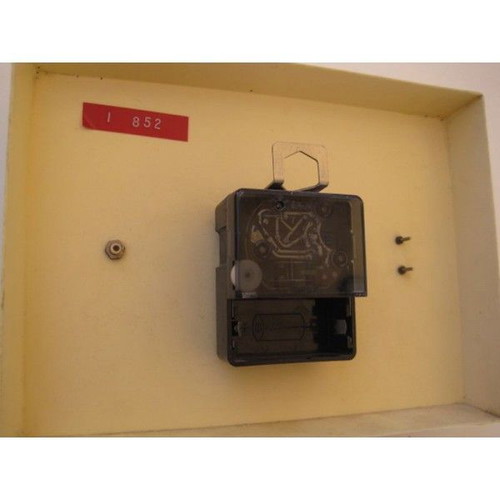 Kienzle wall clock used, bone material, analog