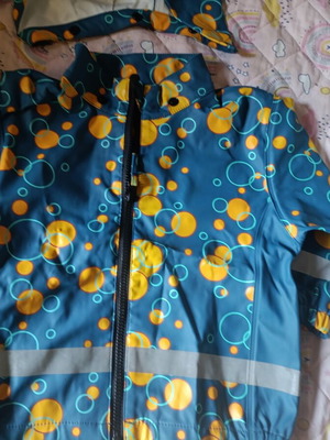 Urberg Waterproof Raincoat and Trousers Kids like new, size 92 cm