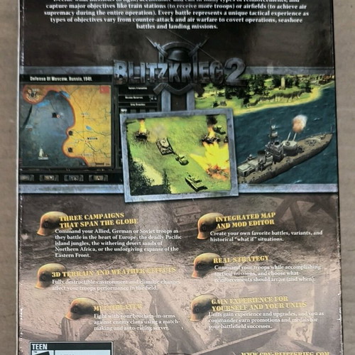 Blitzkrieg 2 PC CD-ROM like new, small box