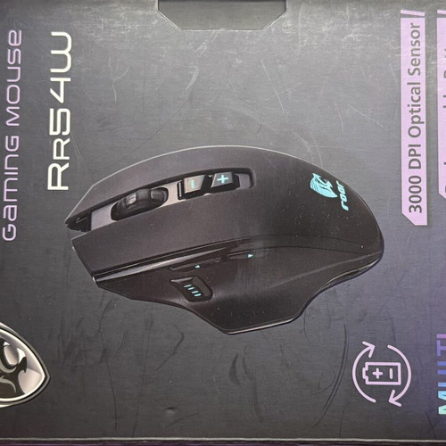 Wireless Gaming Mouse Roar RR54W used, scroll wheel not working