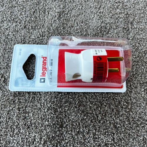 Legrand plug new sealed in packaging