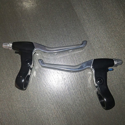 Bicycle levers with rubber new