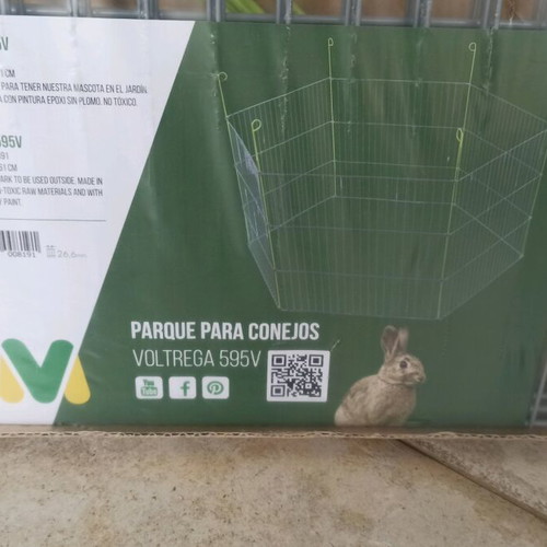 Rabbit park new, hexagonal 120x60 cm, non-toxic materials