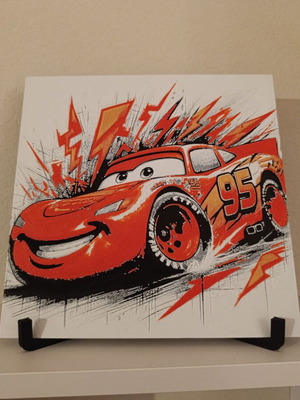 3D Print Διακοσμητικό Lightning McQueen Καινούργιο