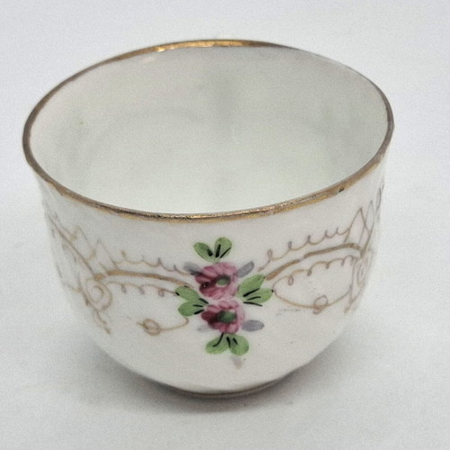 Imperial Russian Porcelain coffee cup Kuznetsov Factory used