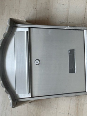 Mailbox inox unused with key