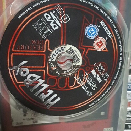 HellBoy DVD like new, action adventure thriller horror with subtitles