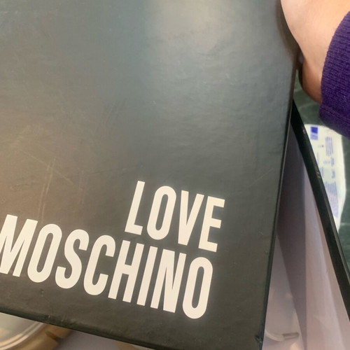 Moschino sneakers size 41, white, authentic