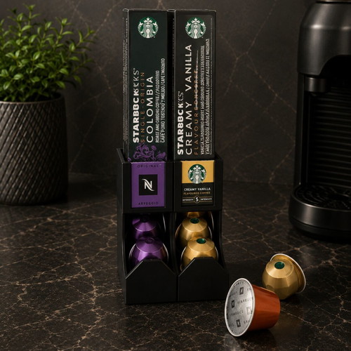 Coffee Capsule Holders set of 2 3D printed for Nespresso and Starbucks