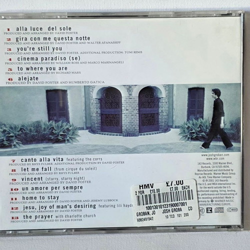 Josh Groban CD used, rock