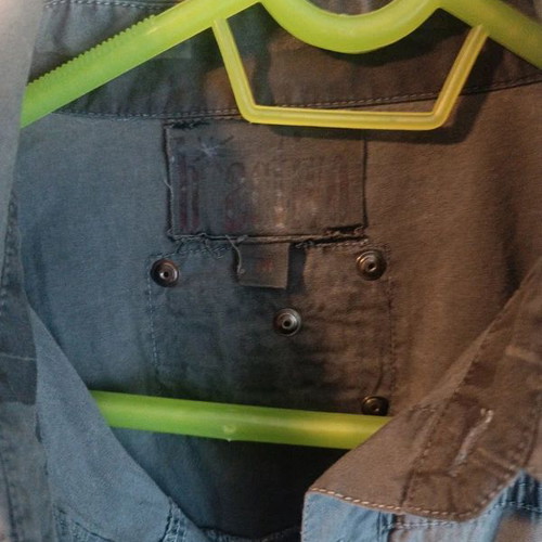 Men's shirt used, size M, gray