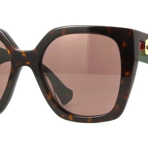 Gucci GG1300S 002 Women's Sunglasses with Brown Tortoise Brown Lens new