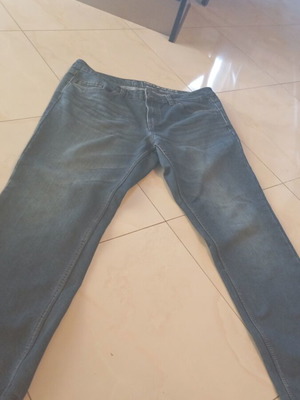 Men's jean pants used, size 38, blue