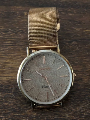 Oozoo Vintage women's watch used, orange and gold