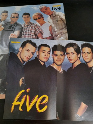 Five posters set of 2, size A4