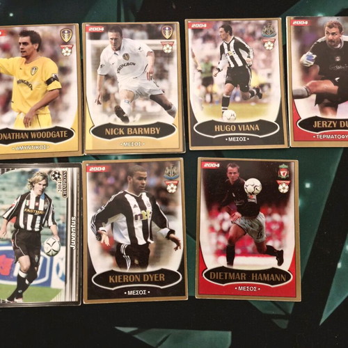 Football cards used, old collectible pack