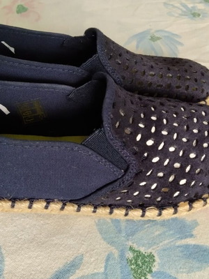 Espadrilles Gorila size 31 new, blue and green casual shoes