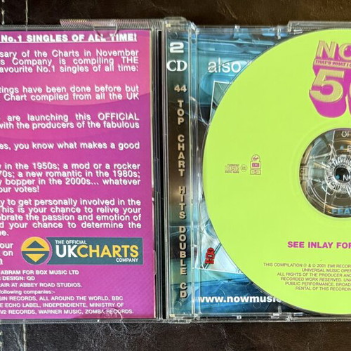 Now That's What I Call Music! 50 double CD like new, UK edition