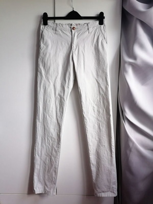 New College cotton pants for boy 16 years, length 110 cm