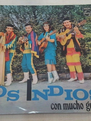 Los Indios Con Mucho Gusto LP used, folk