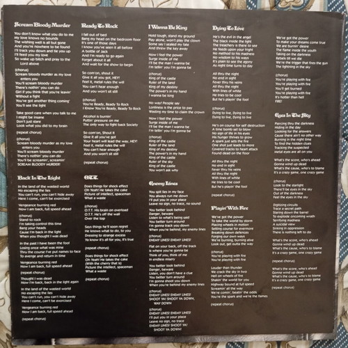 Exciter Exciter 1988 vinyl record like new, metal, Germany Maze Music