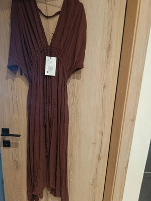 Ancient Greek Style Dress new, one size, brown cotton