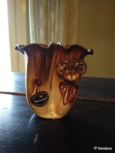  Vintage chiropiito Handmade keramiko mikro vazo