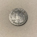 2 Drachmae 1957 new, silver