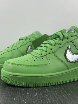 Nike Air Force 1 Low Off White πράσινα sneakers καινούργια μέγεθος 43
