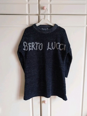 Berto Lucci knitted blouse dress soft with three-quarter sleeve like new
