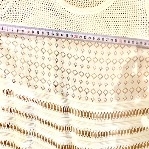 Mid Length White Dress Large Like New with Lining