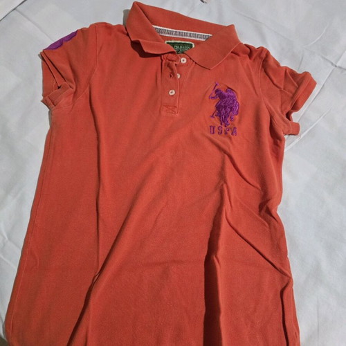 U.S. Polo Assn. Polo Shirt orange used, size S