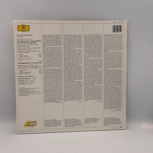 Death and the Maiden String Quartet vinyl used