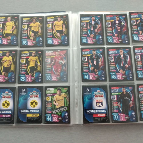 UEFA Champions League Topps Match Attax Season 19/20 trading cards bundle used