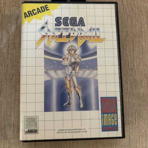 Speedball Sega Master System game, complete