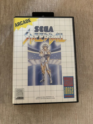 Speedball Sega Master System game, complete