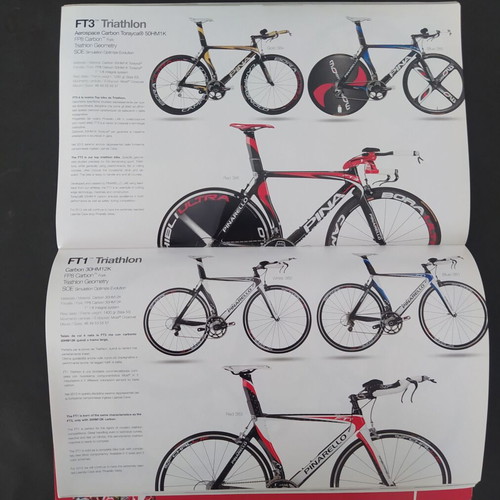 Pinarello 2013 bicycle catalog used, Italian and English