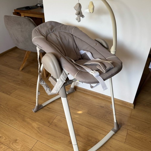 Hauck Sit N Relax 3-in-1 baby high chair and bouncer, beige