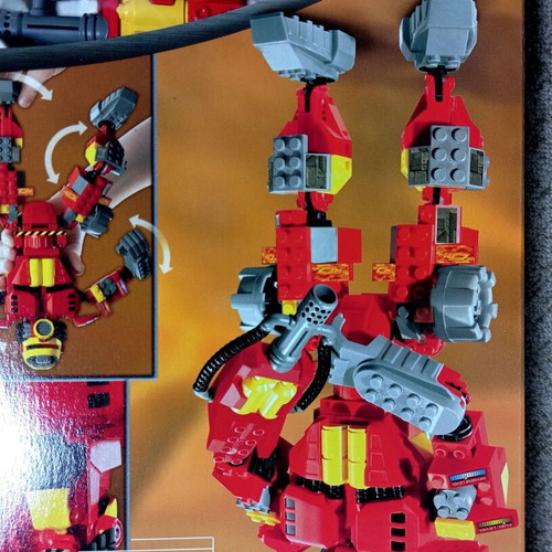 Mega Bloks Torch Transforming Blok Bots set 9338