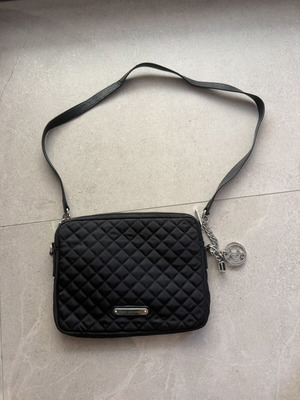 Juicy Couture crossbody bag used, black, tablet holder