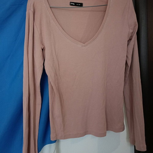 Salmon Rose T-shirt Sinsay size M used