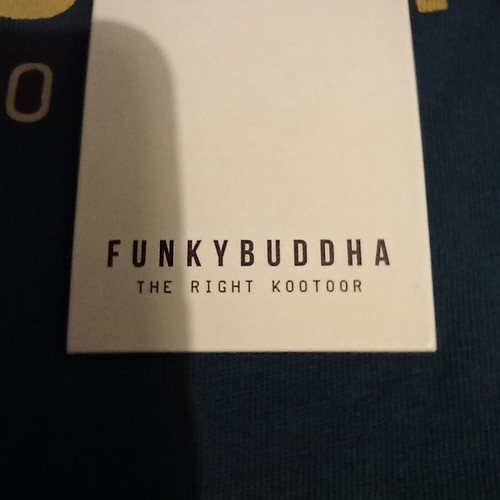 Men's short-sleeve shirt new Funky Buddha blue XXL