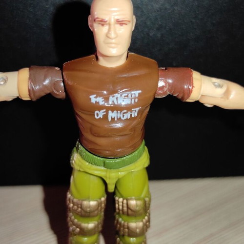 G.I.JOE Salvo (v1) 1990 action figure used, complete with equipment