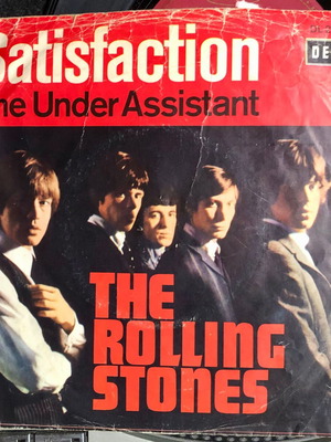 The Rolling Stones (I Can't Get No) Satisfaction vinyl single used, rock