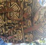 Backpack ethnic brown like new